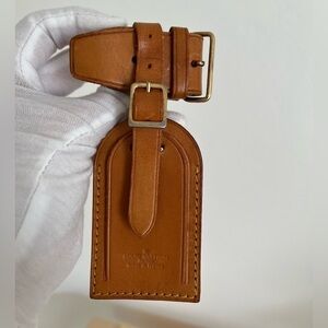 Louis Vuitton Luggage Tag with Poignet EUC Vintage Authenticity Guarantee